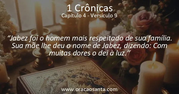 1 Crônicas 4:9