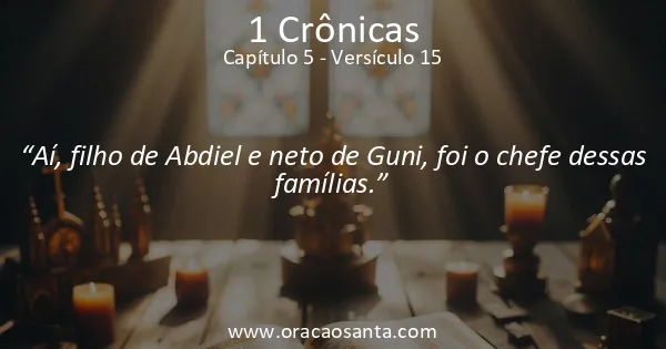 1 Crônicas 5:15