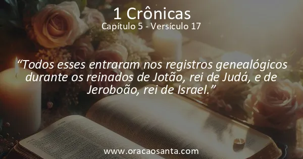 1 Crônicas 5:17
