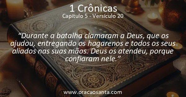 1 Crônicas 5:20