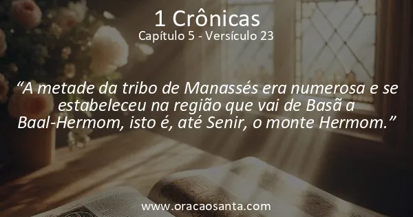 1 Crônicas 5:23