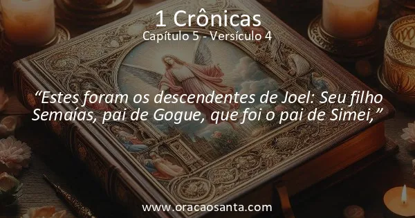 1 Crônicas 5:4