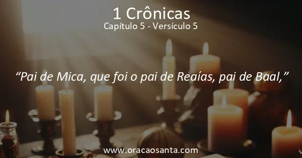 1 Crônicas 5:5