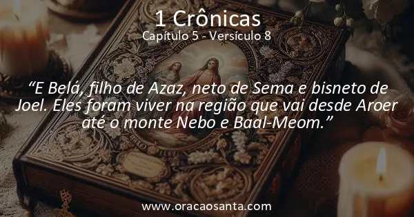 1 Crônicas 5:8