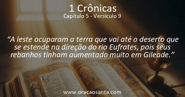1 Crônicas 5:9