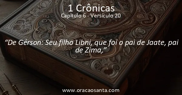 1 Crônicas 6:20