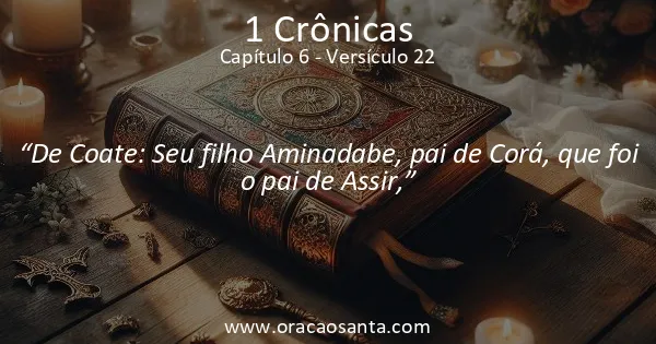 1 Crônicas 6:22