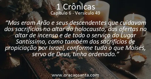 1 Crônicas 6:49