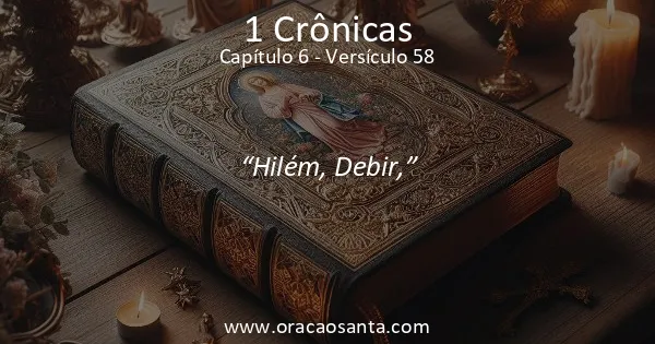 1 Crônicas 6:58