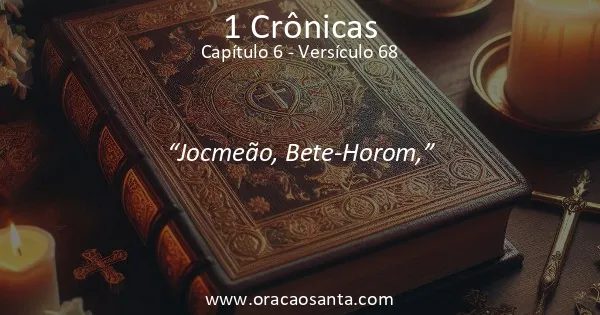 1 Crônicas 6:68