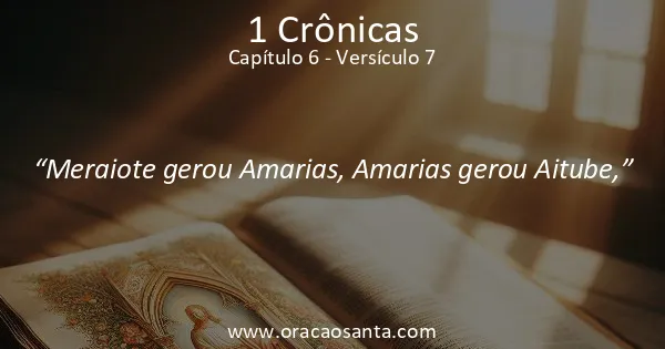 1 Crônicas 6:7