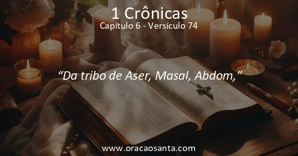 1 Crônicas 6:74