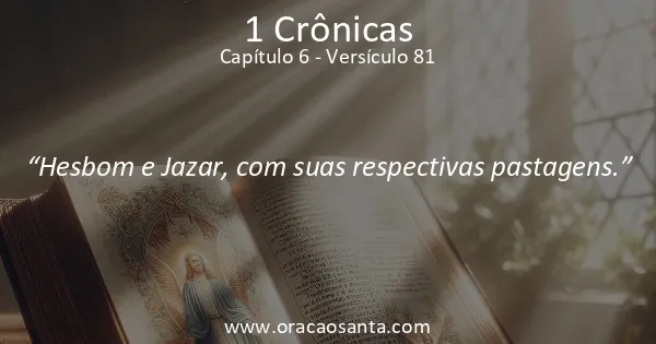 1 Crônicas 6:81