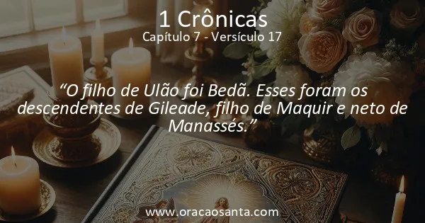 1 Crônicas 7:17