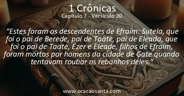 1 Crônicas 7:20