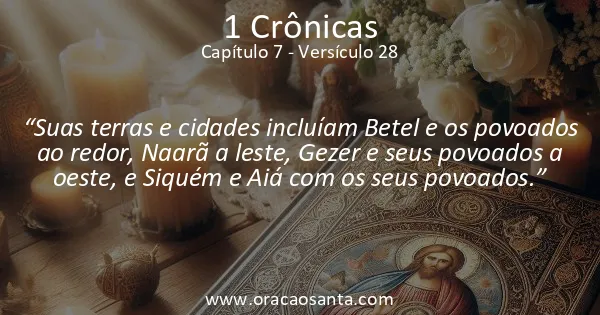 1 Crônicas 7:28