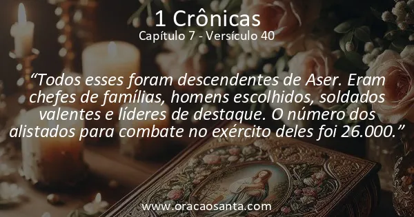 1 Crônicas 7:40