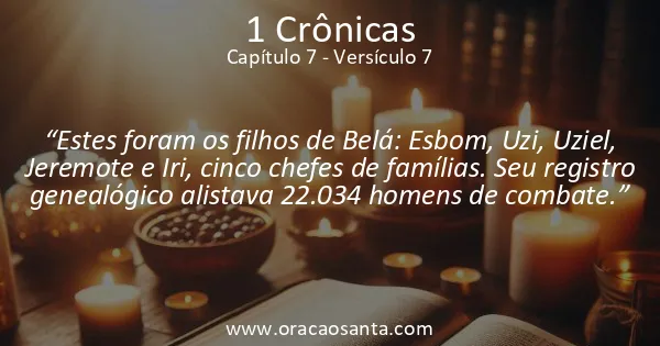 1 Crônicas 7:7