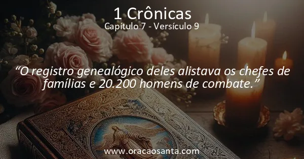 1 Crônicas 7:9