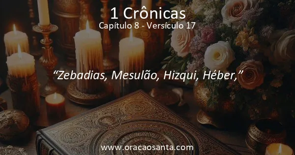 1 Crônicas 8:17