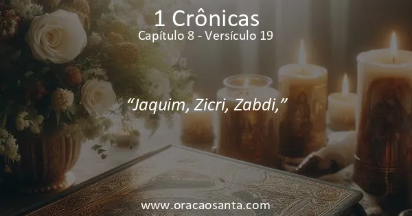 1 Crônicas 8:19