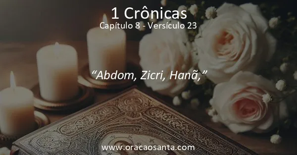 1 Crônicas 8:23