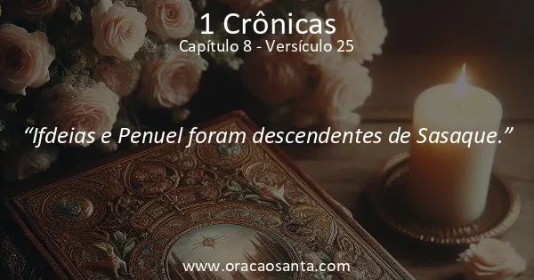 1 Crônicas 8:25