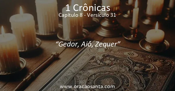 1 Crônicas 8:31