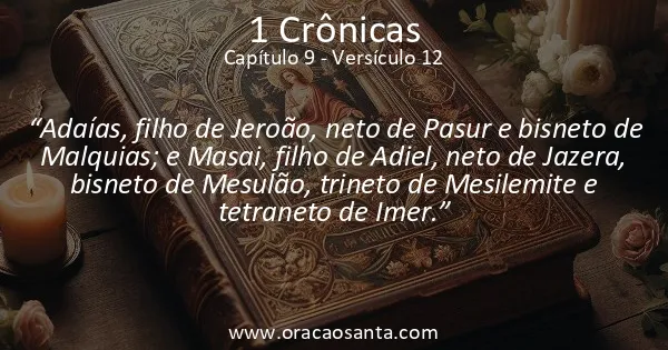 1 Crônicas 9:12