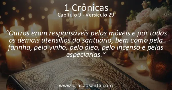 1 Crônicas 9:29