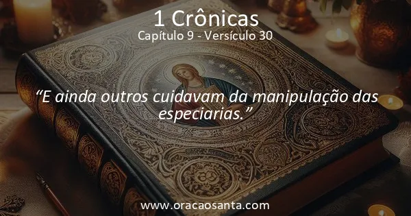 1 Crônicas 9:30