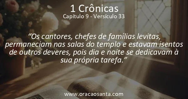 1 Crônicas 9:33