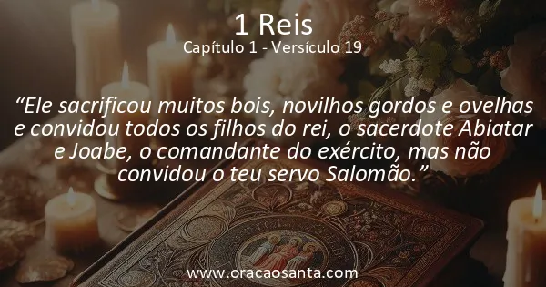 1 Reis 1:19