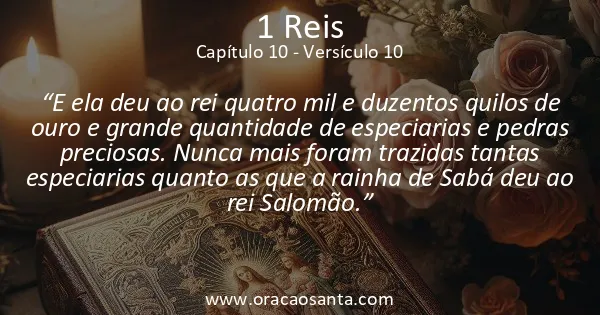 1 Reis 10:10