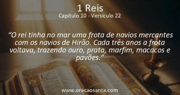 1 Reis 10:22