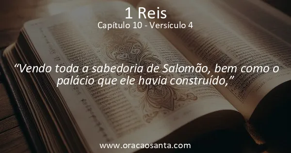 1 Reis 10:4