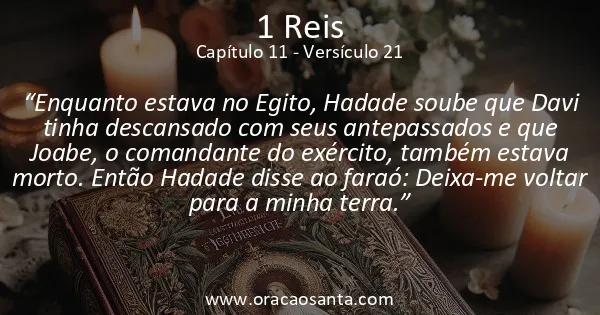 1 Reis 11:21