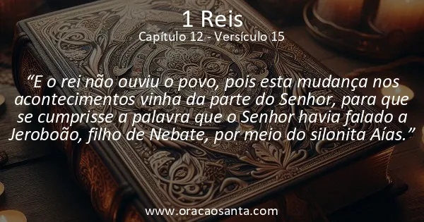 1 Reis 12:15