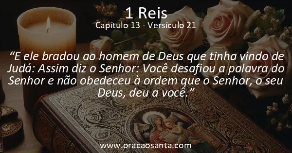 1 Reis 13:21