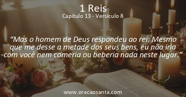 1 Reis 13:8