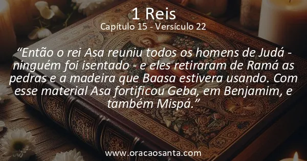 1 Reis 15:22
