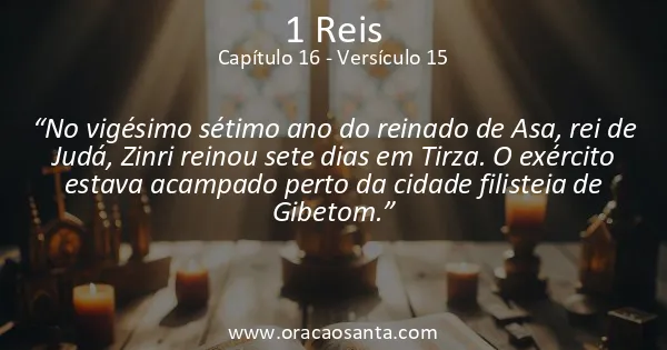 1 Reis 16:15