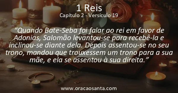 1 Reis 2:19