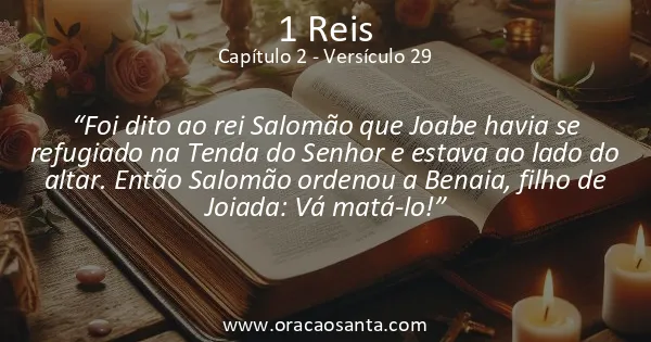 1 Reis 2:29