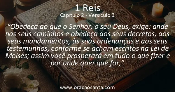1 Reis 2:3