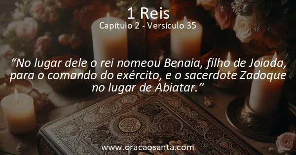 1 Reis 2:35