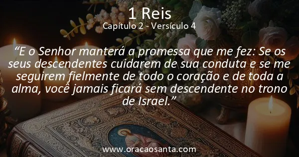 1 Reis 2:4