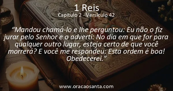 1 Reis 2:42