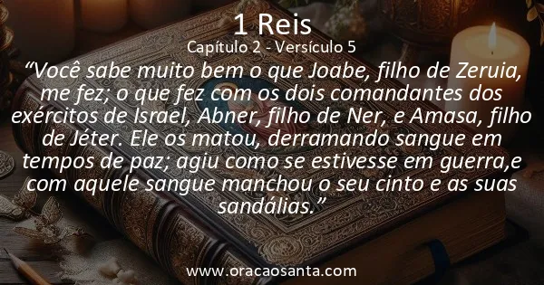 1 Reis 2:5