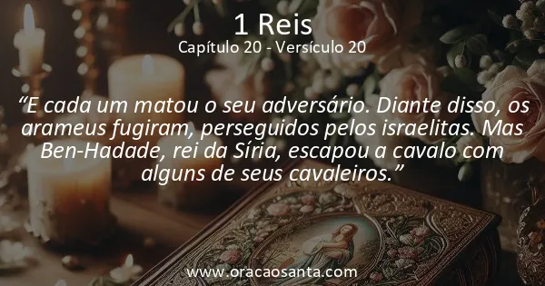 1 Reis 20:20